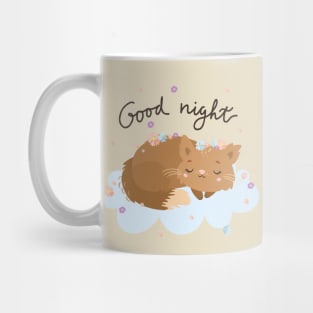 Good Night Cat Mug